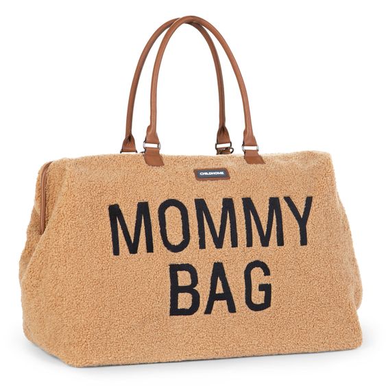 Childhome Wickeltasche Mommy Bag - Teddy - Braun