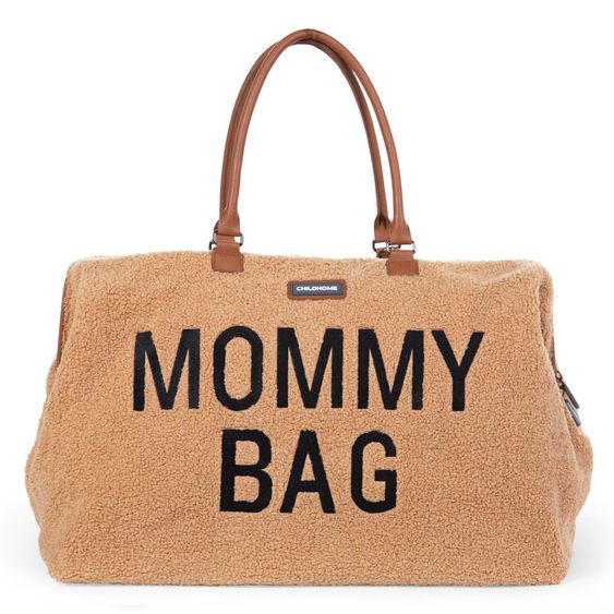 Childhome Wickeltasche Mommy Bag - Teddy - Braun