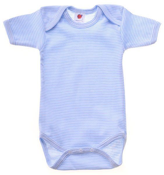 Coconette Body Kurzarm - Streifen Hellblau Weiß - Gr. 50 / 56