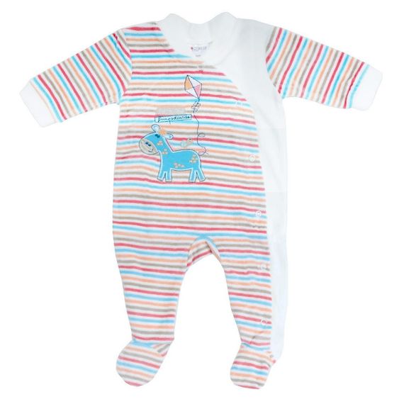 Coconette Nicki Overall Ringel Esel - Offwhite Bunt - Gr. 86/92