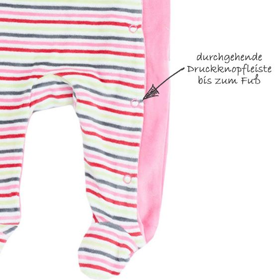Coconette Nicki Overall Ringel - Rosa Bunt - Gr. 74/80