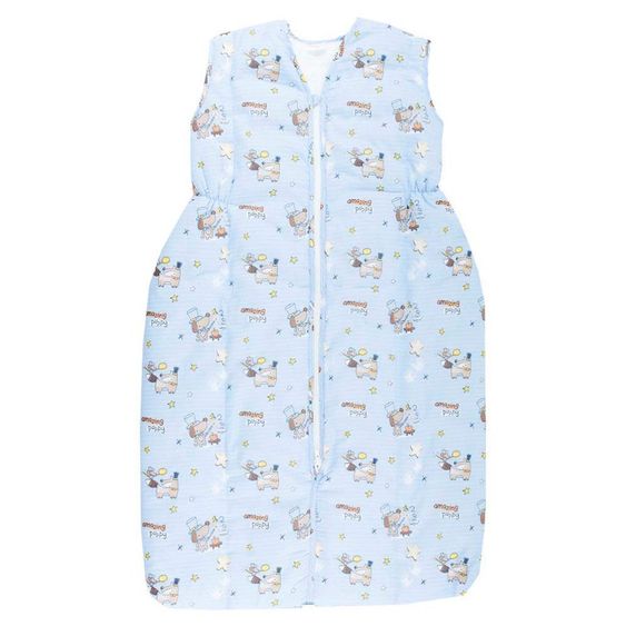 Coconette Schlafsack wattiert Magic Dog - Blau - Gr. 90 cm