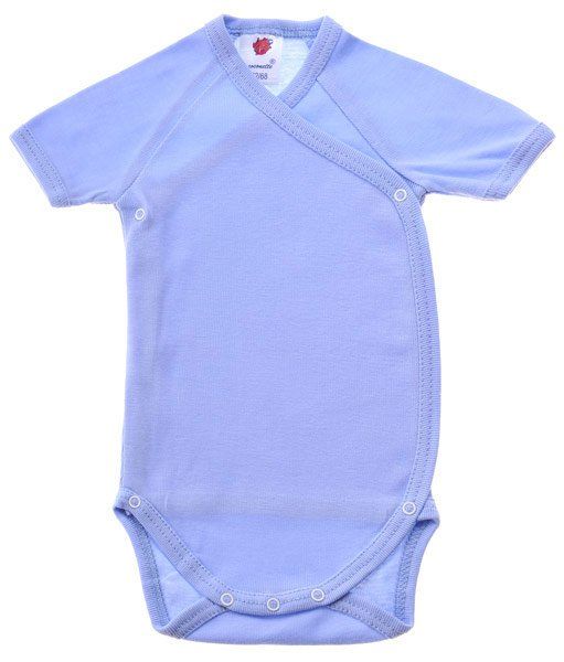 Coconette Wickelbody Kurzarm - Hellblau - Gr. 50 / 56
