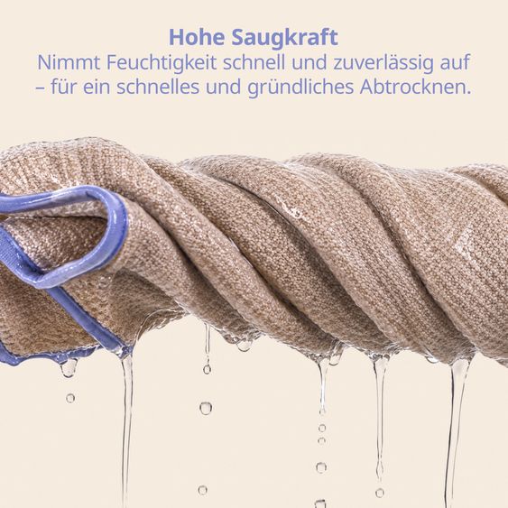 coona Hundehandtuch 2er Pack - Lavendel / Sand