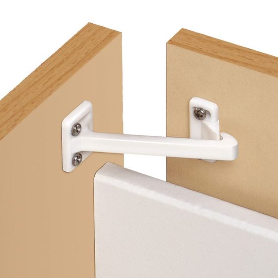 coona Cabinet & Drawer Lock 4 Pack - White