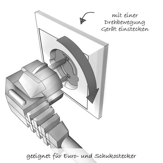 coona Steckdosenschutz 24er Pack - Weiß