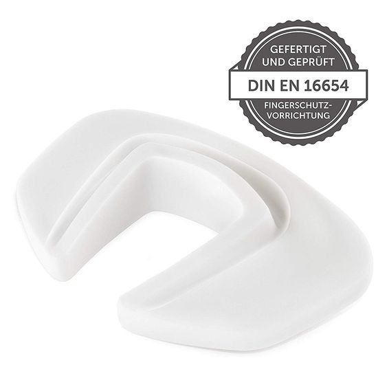 coona Doorstop and finger pinch protection 3 pack - white