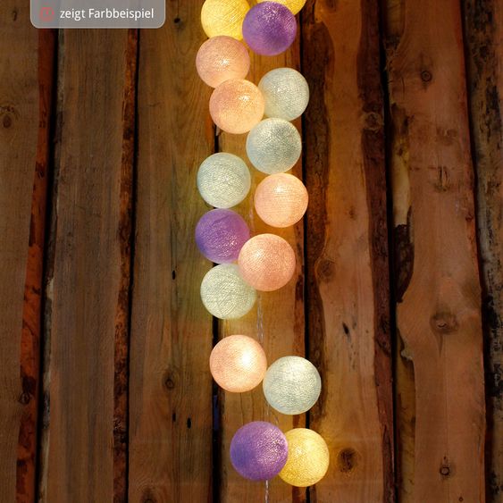 Cotton Ball Lights 20er Cotton-Ball-Lichterkette - Baby Set