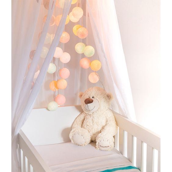 Cotton Ball Lights Cotton Ball - Fairy Lights - Pastel - Size 20