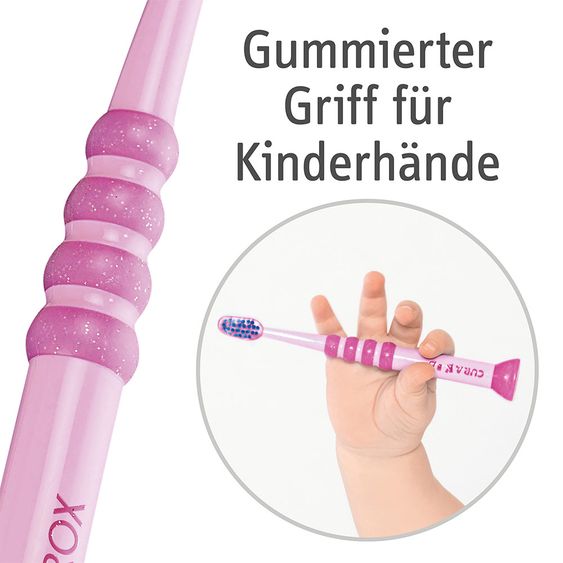 Curaprox Baby-Zahnbürste 2er Pack Biofunktional Duo 0 - 4 Jahre - Pink