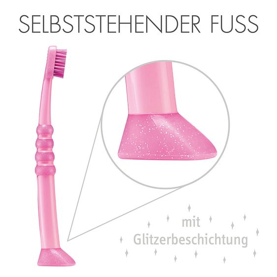 Curaprox Baby-Zahnbürste 2er Pack Biofunktional Duo 0 - 4 Jahre - Pink