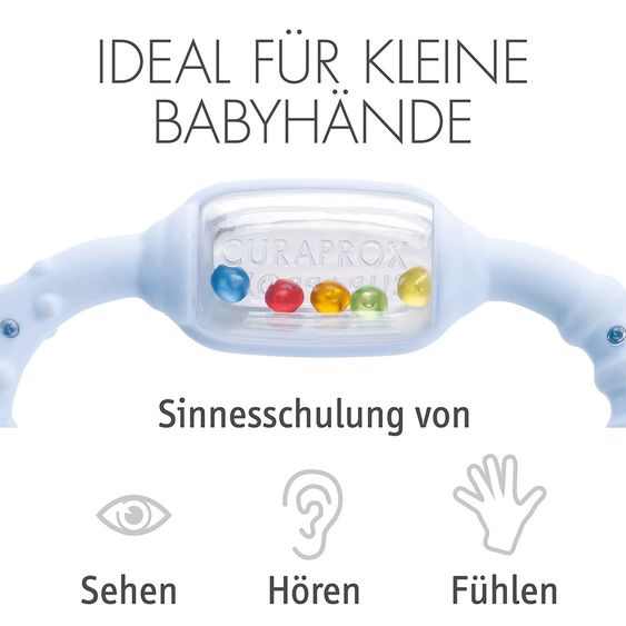 Curaprox Beißring Biofunktional Single - Blue