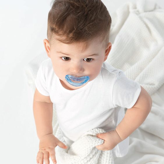 Curaprox Schnuller 2er Pack Biofunktional Duo - Silikon 0-7 M - Blue