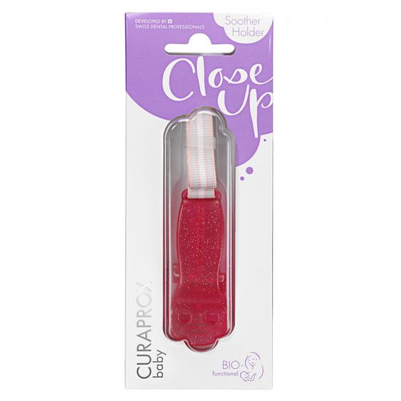 Curaprox Schnullerhalter Single - Pink