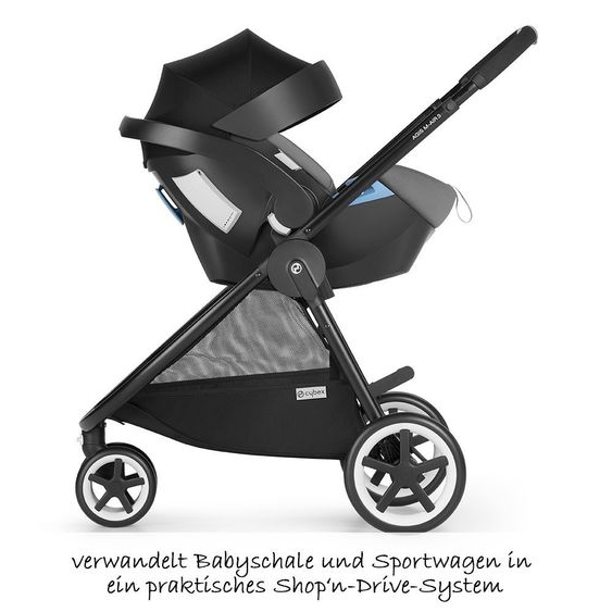 Cybex Aton / Babywanne M Adapter für Iris M-Air / Balios M-Air / Agis M-Air - Black