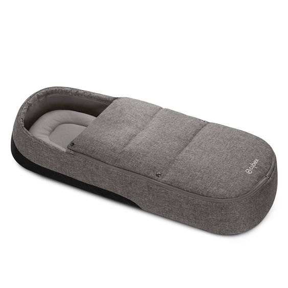 Cybex Baby Nest Cocoon S for Eezy S Twist, Eezy S+ & Balios S - Manhattan Grey Mid Grey