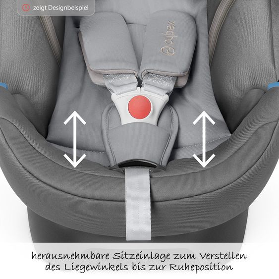 Cybex Babyschale Aton 5 - Lavastone Black Black