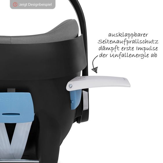 Cybex Babyschale Aton 5 - Lavastone Black Black