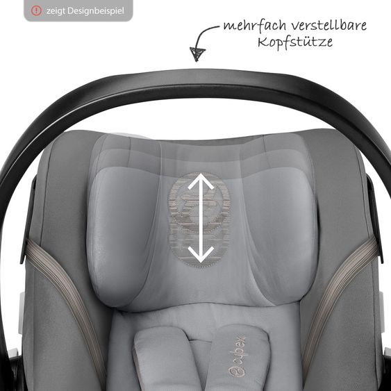 Cybex Babyschale Aton 5 - Lavastone Black Black