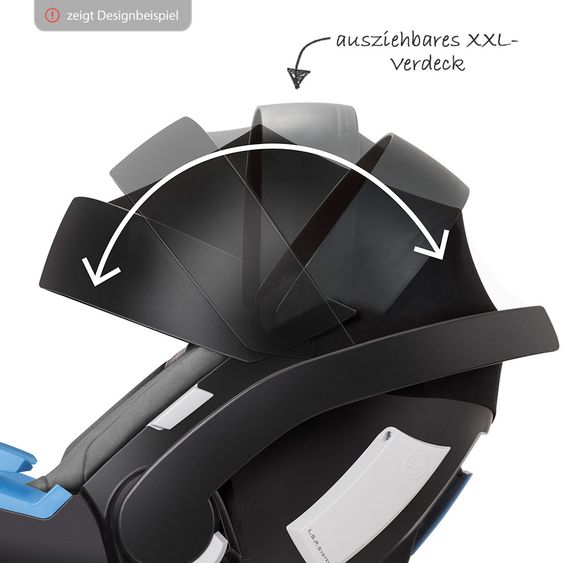 Cybex Babyschale Aton 5 - Lavastone Black Black