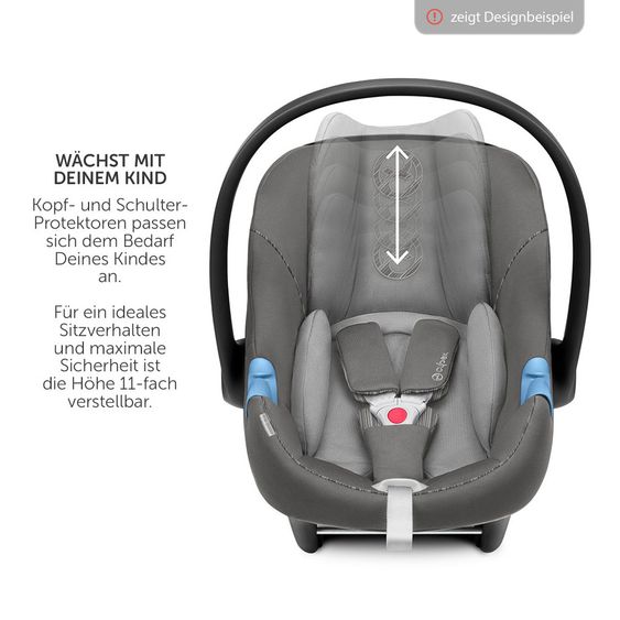 Cybex Babyschale Aton M i-Size inkl. Sensorsafe - Urban Black