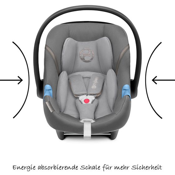 Cybex Babyschale Aton M i-Size - Manhattan Grey Mid Grey