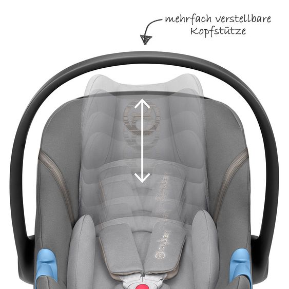 Cybex Babyschale Aton M i-Size - Manhattan Grey Mid Grey