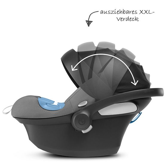 Cybex Babyschale Aton M i-Size - Manhattan Grey Mid Grey