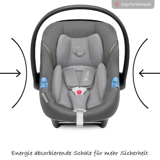 Cybex Babyschale Aton M i-Size - Pepper Black Dark Grey
