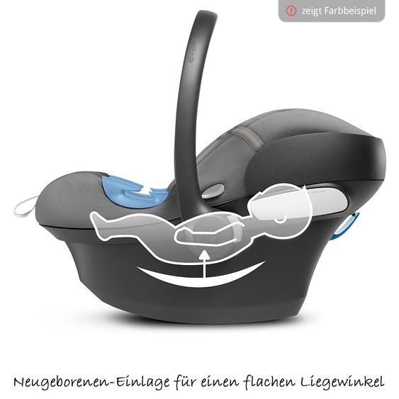 Cybex Babyschale Aton M i-Size - Pepper Black Dark Grey