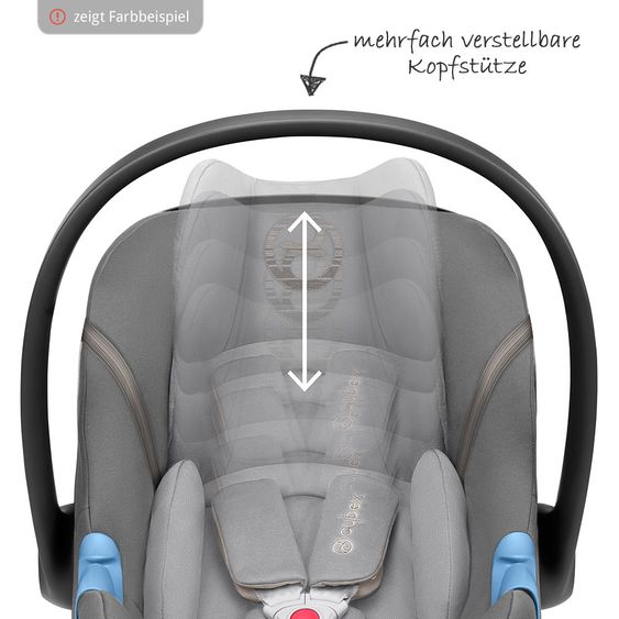 Cybex Babyschale Aton M i-Size - Pepper Black Dark Grey