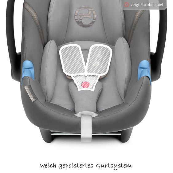 Cybex Babyschale Aton M i-Size - Pepper Black Dark Grey