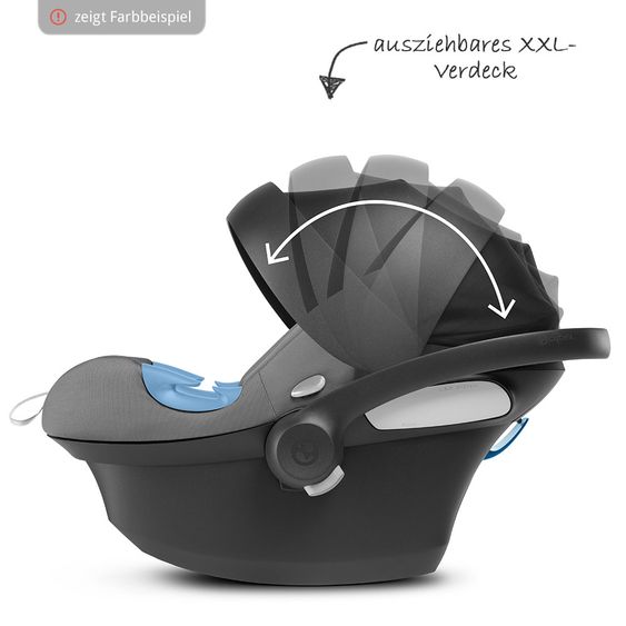 Cybex Babyschale Aton M i-Size - Pepper Black Dark Grey
