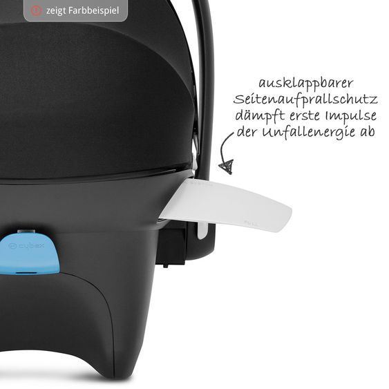Cybex Babyschale Aton M - Lavastone Black Black