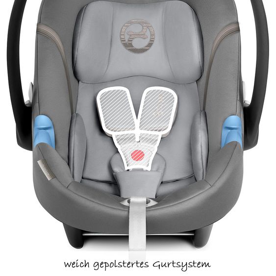 Cybex Babyschale Aton M - Manhattan Grey Mid Grey