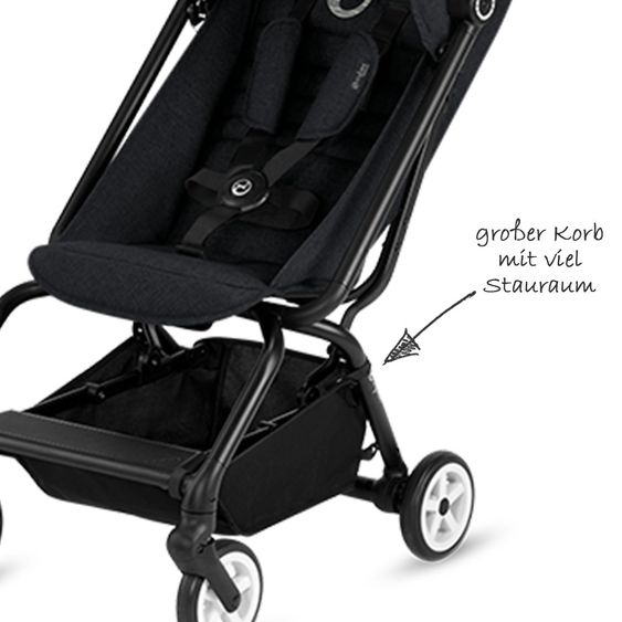 Cybex Buggy Eezy S - Lavastone Black Black