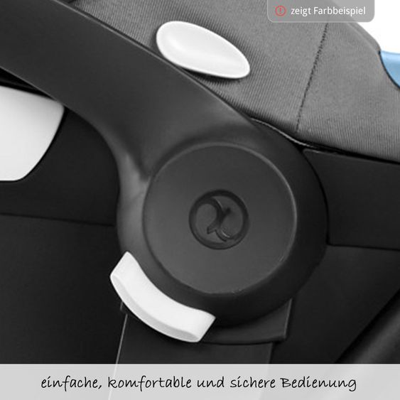 Cybex Buggy Eezy S Twist - Lavastone Black Black