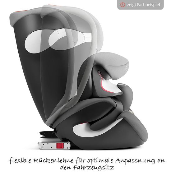 Cybex Kindersitz Juno M-Fix - Lavastone Black Black