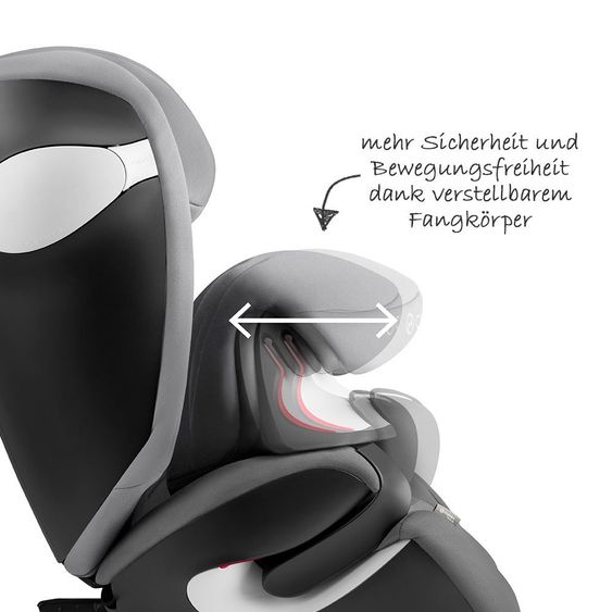 Cybex Kindersitz Juno M-Fix - Manhattan Grey