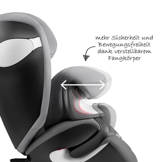 Cybex Kindersitz Juno M-Fix - Manhattan Grey Mid Grey