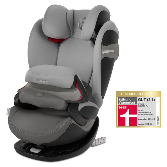Cybex Kindersitz Pallas S-Fix - Manhattan Grey Mid Grey