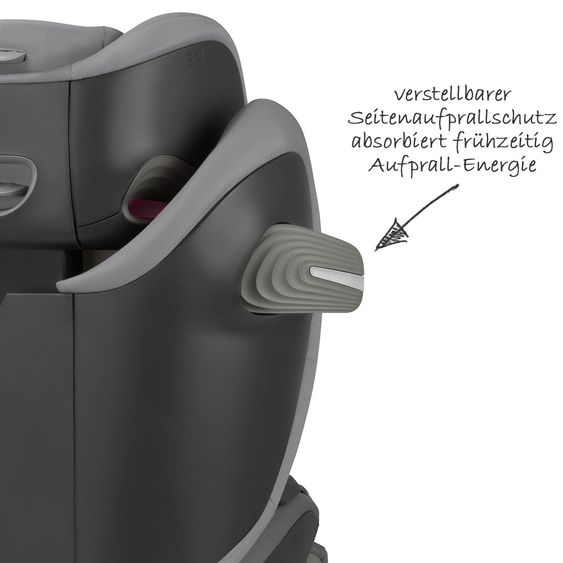 Cybex Kindersitz Pallas S-Fix - Manhattan Grey Mid Grey