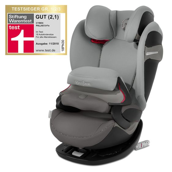 Cybex Kindersitz Pallas S-Fix - Manhattan Grey Mid Grey