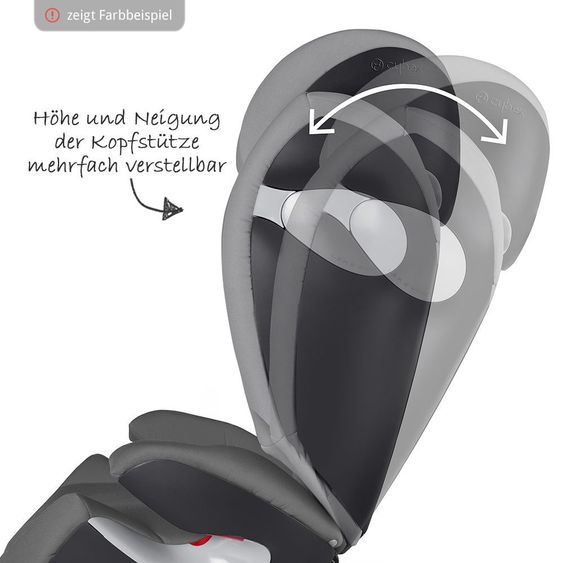 Cybex Kindersitz Solution M - Pepper Black Dark Grey