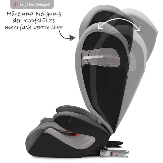 Cybex Kindersitz Solution S-Fix - Urban Black