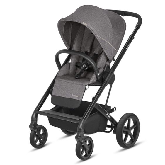 Cybex Kombi-Kinderwagen Balios S & Cot S - Manhattan Grey Mid Grey