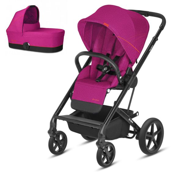 Cybex Kombi-Kinderwagen Balios S & Cot S - Passion Pink Purple