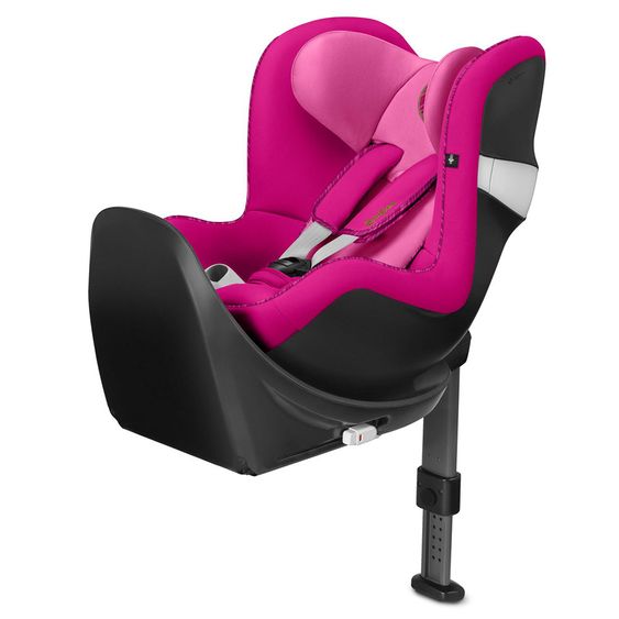 Cybex Reboarder-Kindersitz Sirona M2 i-Size inkl. Base M - Fancy Pink Purple