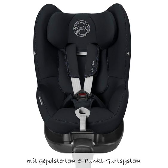 Cybex Reboarder-Kindersitz Sirona M2 i-Size inkl. Base M - Urban Black