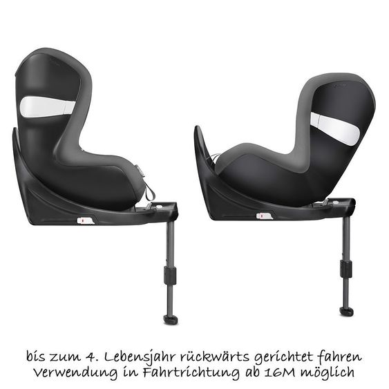 Cybex Reboarder-Kindersitz Sirona M2 i-Size inkl. Base - Manhattan Grey